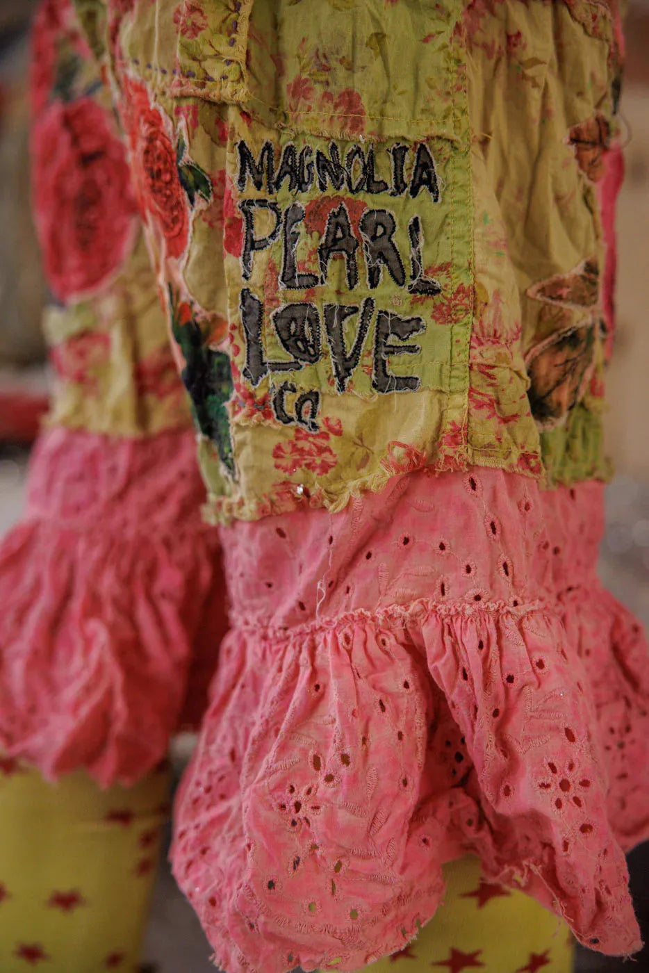 Magnolia Pearl Patchwork Louibeau Bloomers  241-MARY-OS - Stay Wild Collective  Pants