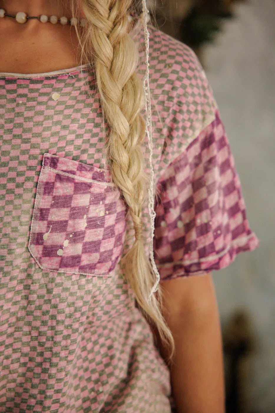 Magnolia Pearl Piecewise Pocket Tee TOP 2405-HATTR-OS - Stay Wild Collective  Shirts & Tops