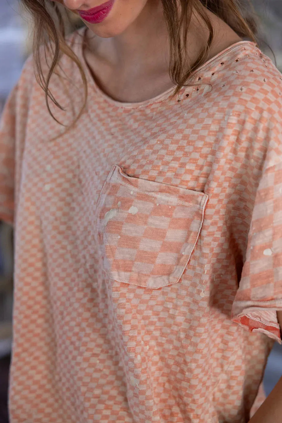 Magnolia Pearl Piecewise Pocket Tee TOP 2405-TABBY-OS - Stay Wild Collective  Shirts & Tops