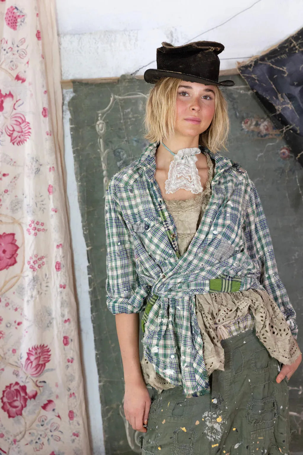 Magnolia Pearl Plaid Kelly Western Shirt