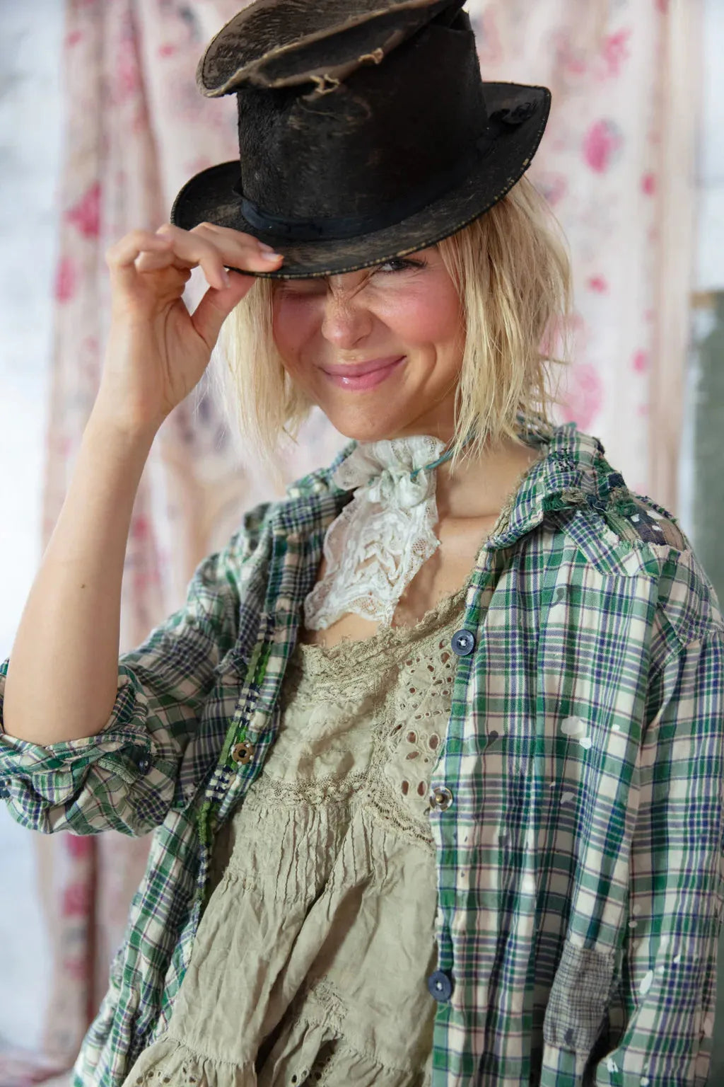 Magnolia Pearl Plaid Kelly Western Shirt