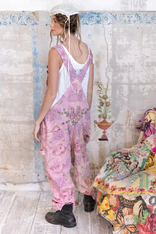 Magnolia Pearl Quiltwork Embroidered Overalls- 072 - Stay Wild Collective  Overalls
