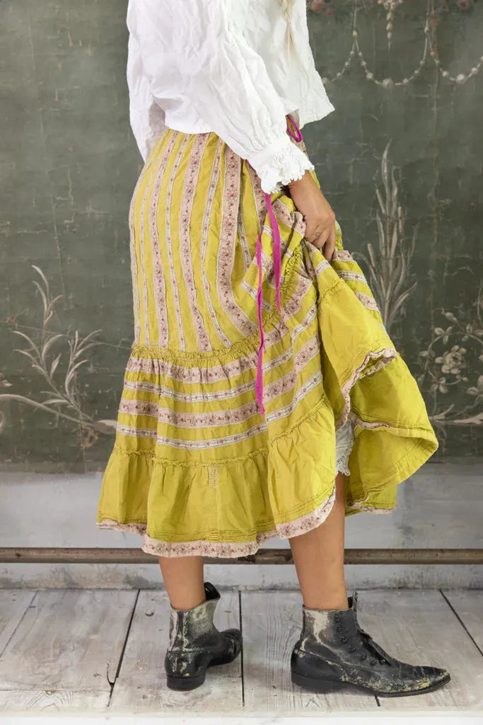 Magnolia Pearl Rose Ribbon Vara Skirt 131-YPLUM-OS - Stay Wild Collective  Skirt