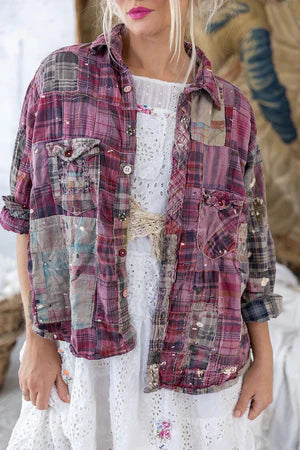 Magnolia Pearl Patchwork Kelly Western Shirt 
