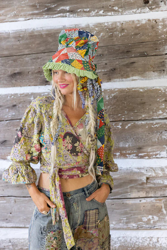 MAGNOLIA PEARL HARMONY WRAP BLOUSE