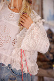 Magnolia Pearl Hermione Eyelet Blouse TOP 2194-MOON-OS - Stay Wild Collective  Shirts & Tops