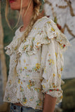 Magnolia Pearl Eadred Eyelet Blouse TOP 1283-LRTTA-OS - Stay Wild Collective  Shirts & Tops
