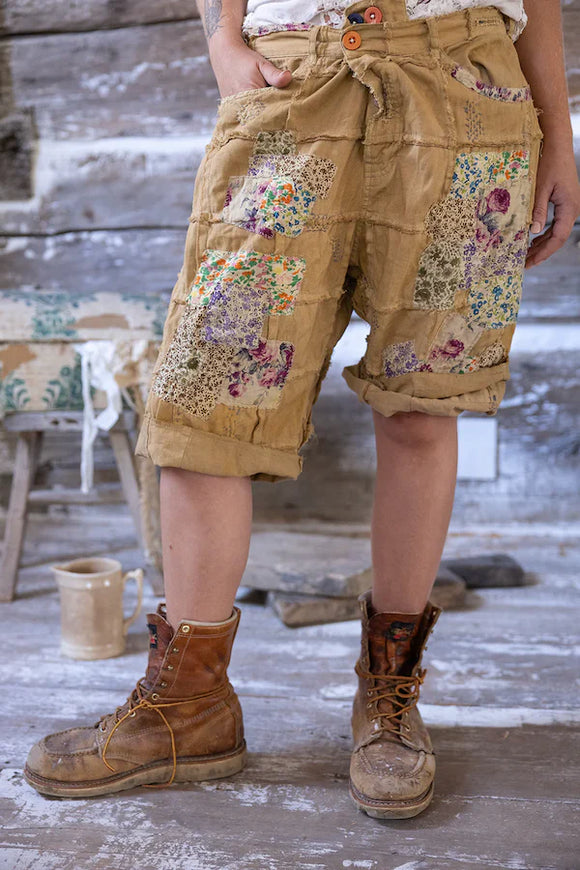 Magnolia Pearl Patchwork Miner Shorts 