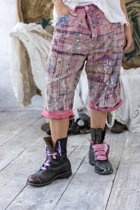 Magnolia Pearl Patchwork Miner Shorts 