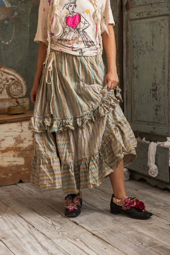 Magnolia Pearl Piecewise Pissarro Skirt 