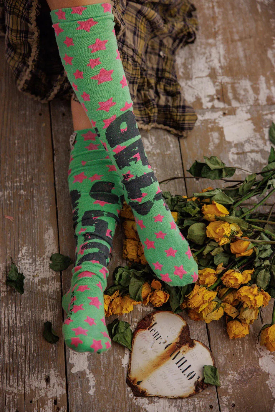 Magnolia Pearl Star OTK Socks 168-OOTW-OS - Stay Wild Collective  Socks