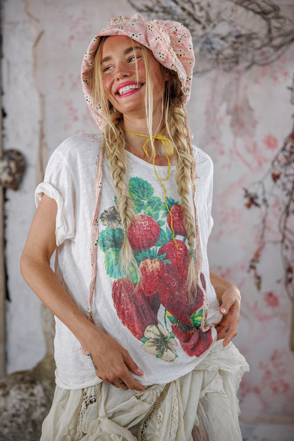 Magnolia Pearl Strawberry Blooms Tee TOP 2361-TRUE-OS - Stay Wild Collective  Shirts & Tops