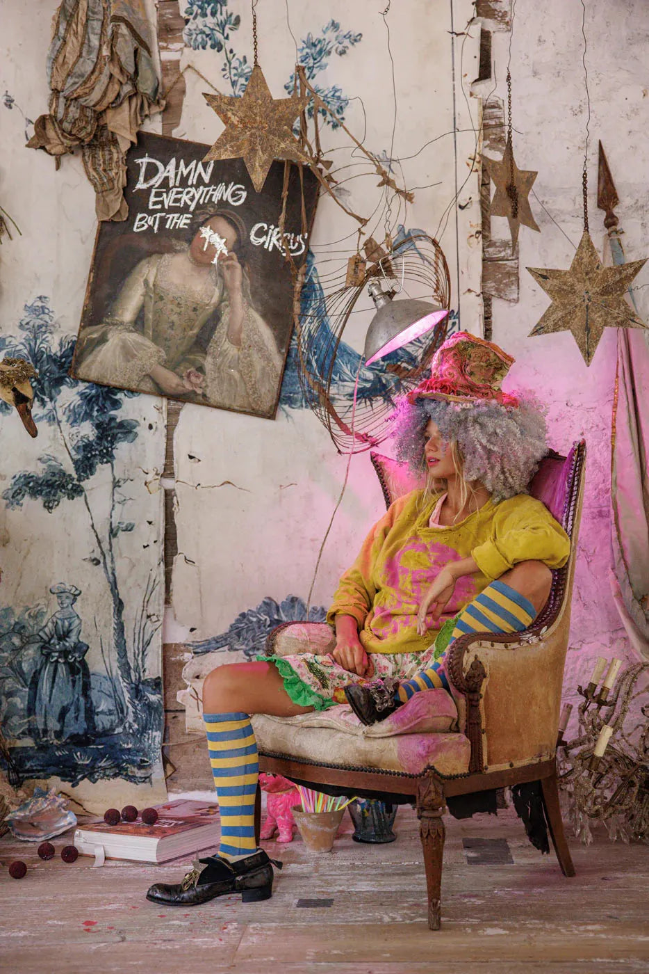 Magnolia Pearl Stripe OTK Socks 194-BIP-OS - Stay Wild Collective  Socks