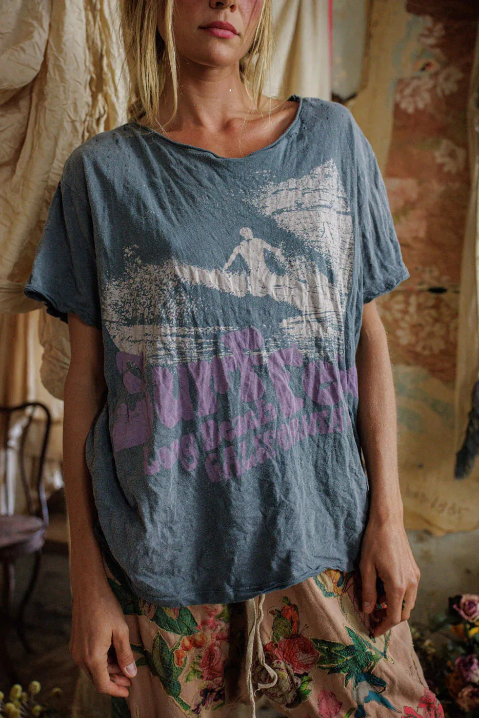 Magnolia Pearl Surf Fest Tee TOP 1082-OZYRN-OS - Stay Wild Collective  Shirts & Tops