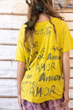 Magnolia Pearl Love Amor Tee - Top 1944 Electric Sunflower - Stay Wild Collective  T shirt