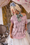 Magnolia Pearl Love Amor Tee - Top 1944 Purple Boba - Stay Wild Collective  T shirt