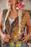 Magnolia Pearl Patchwork Andriy Vest 084-MADYE-OS - Stay Wild Collective  Vest