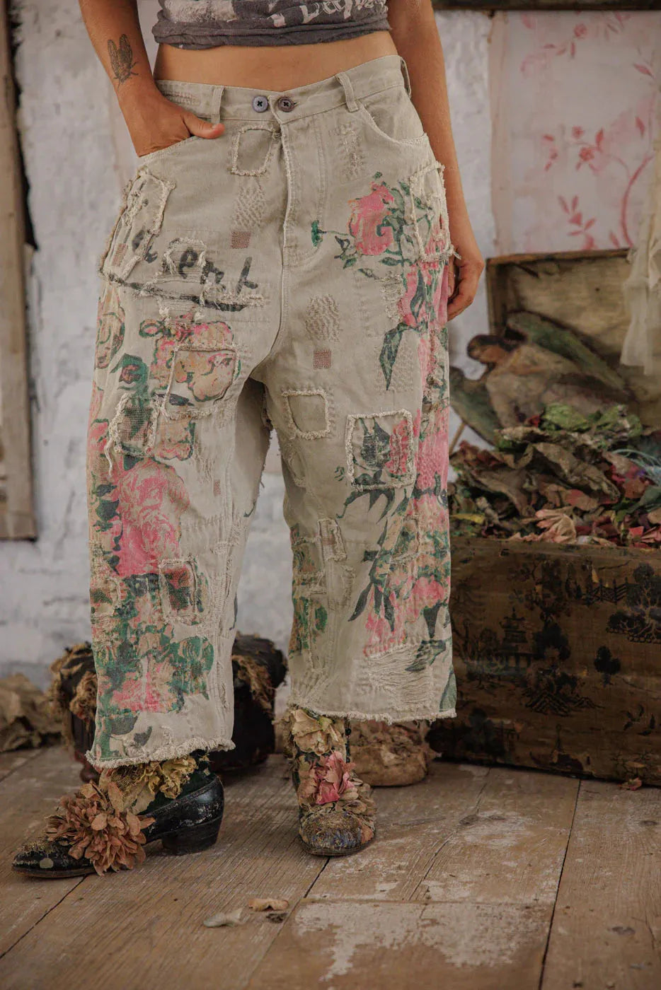 Magnolia Pearl Vincent Dani Blues Denims PANTS 957-PETAL-OS - Stay Wild Collective  Miner pants