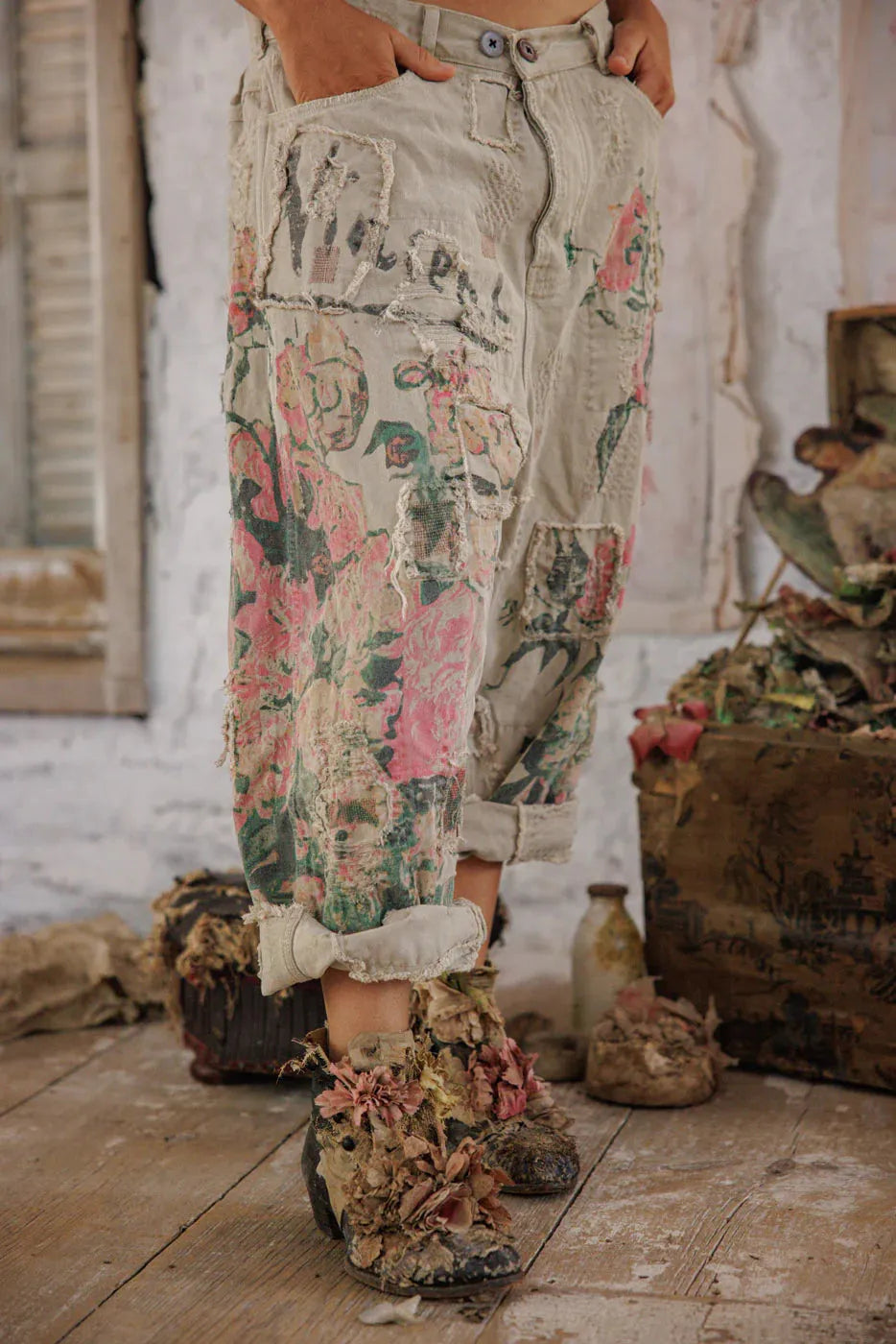 Magnolia Pearl Vincent Dani Blues Denims PANTS 957-PETAL-OS - Stay Wild Collective  Miner pants
