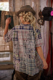 Magnolia Pearl YD Patchwork Perletta Shirt TOP 2569-MADRB-OS - Stay Wild Collective  Shirts & Tops