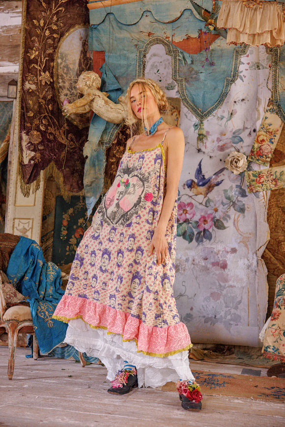 Magnolia Pearl Frida Coraźon Llameante Clementine Slip 197 - Stay Wild Collective  dress