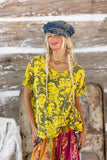 Magnolia Pearl Mural Frida Tee - Top 2068 - Electric Sunflower - Stay Wild Collective  t shirt