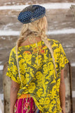 Magnolia Pearl Mural Frida Tee - Top 2068 - Electric Sunflower - Stay Wild Collective  t shirt