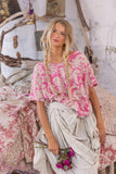 MAGNOLIA PEARL MURAL FRIDA EUROPA TEE - TOP 2071 DRAGONFRUIT - Stay Wild Collective  t shirt