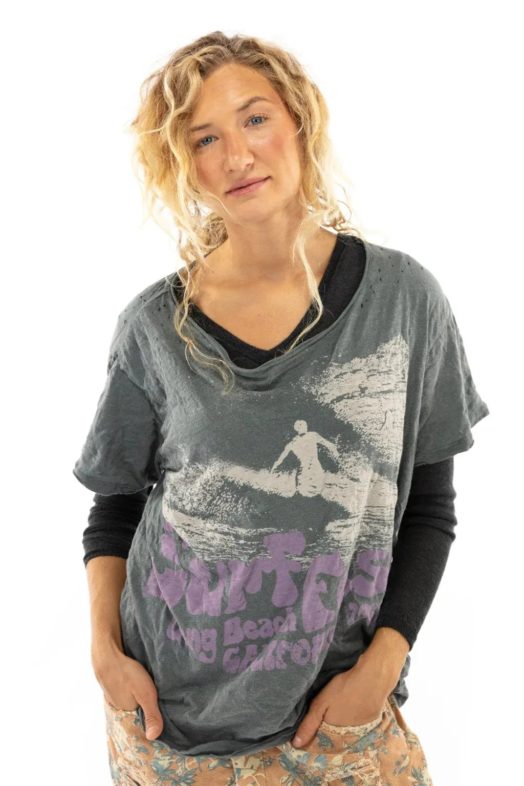 Magnolia pearl MP Surf Fest Tee - Ozzy Rain 1082 - Stay Wild Collective  t shirt