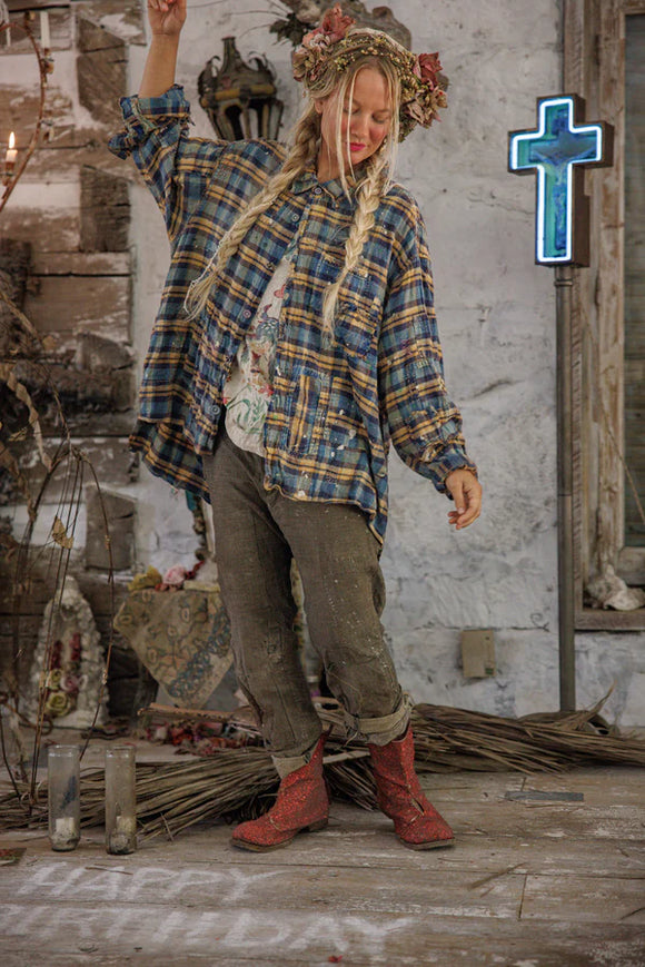 Magnolia Pearl Adison Workshirt TOP 1391-TCKER-OS - Stay Wild Collective  Shirts & Tops