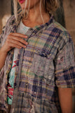 Magnolia Pearl YD Patchwork Perletta Shirt TOP 2569-MADRB-OS - Stay Wild Collective  Shirts & Tops