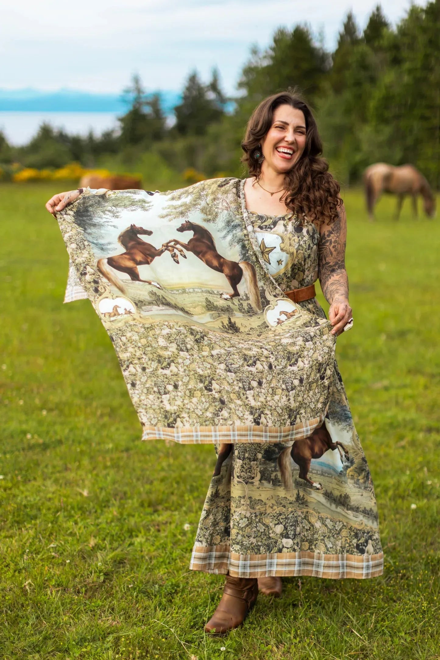 Market Of Stars Born To Run Scarf - Stay Wild Collective  bag