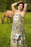 Market Of Stars Born to Run Maxi Slip Dress - Stay Wild Collective  Dress