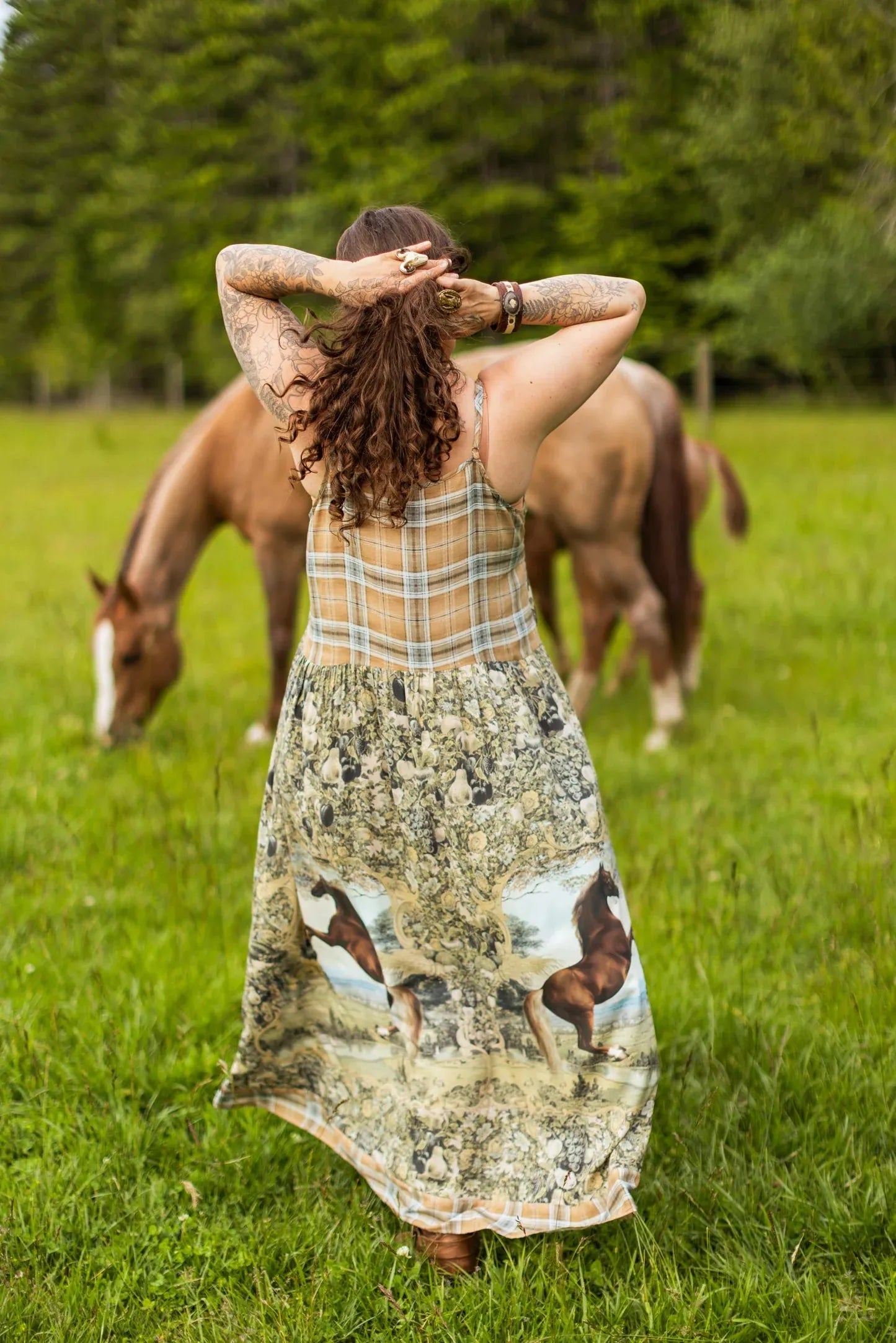 Market Of Stars Born to Run Maxi Slip Dress - Stay Wild Collective  Dress