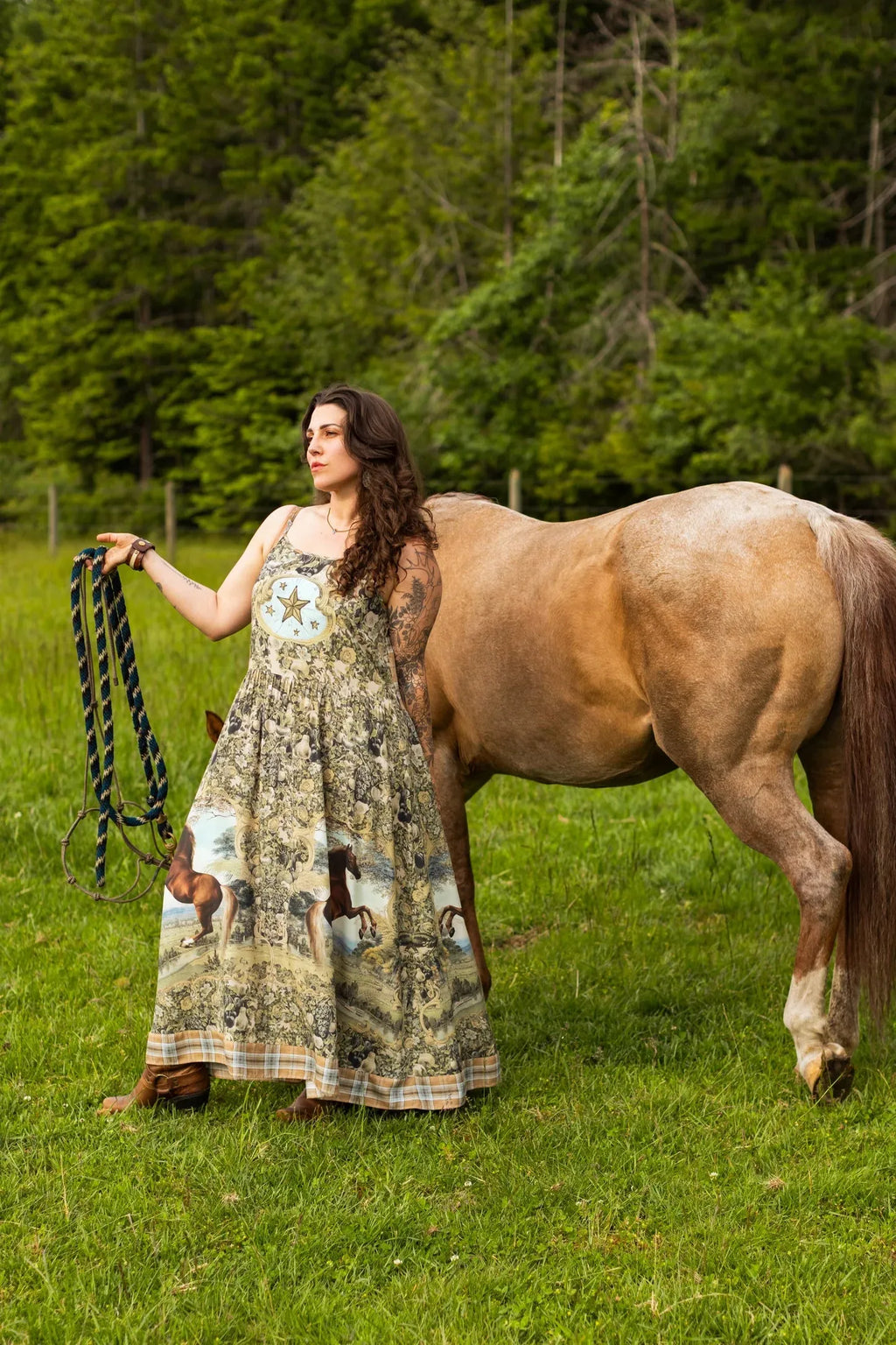 Market Of Stars Born to Run Maxi Slip Dress - Stay Wild Collective  Dress