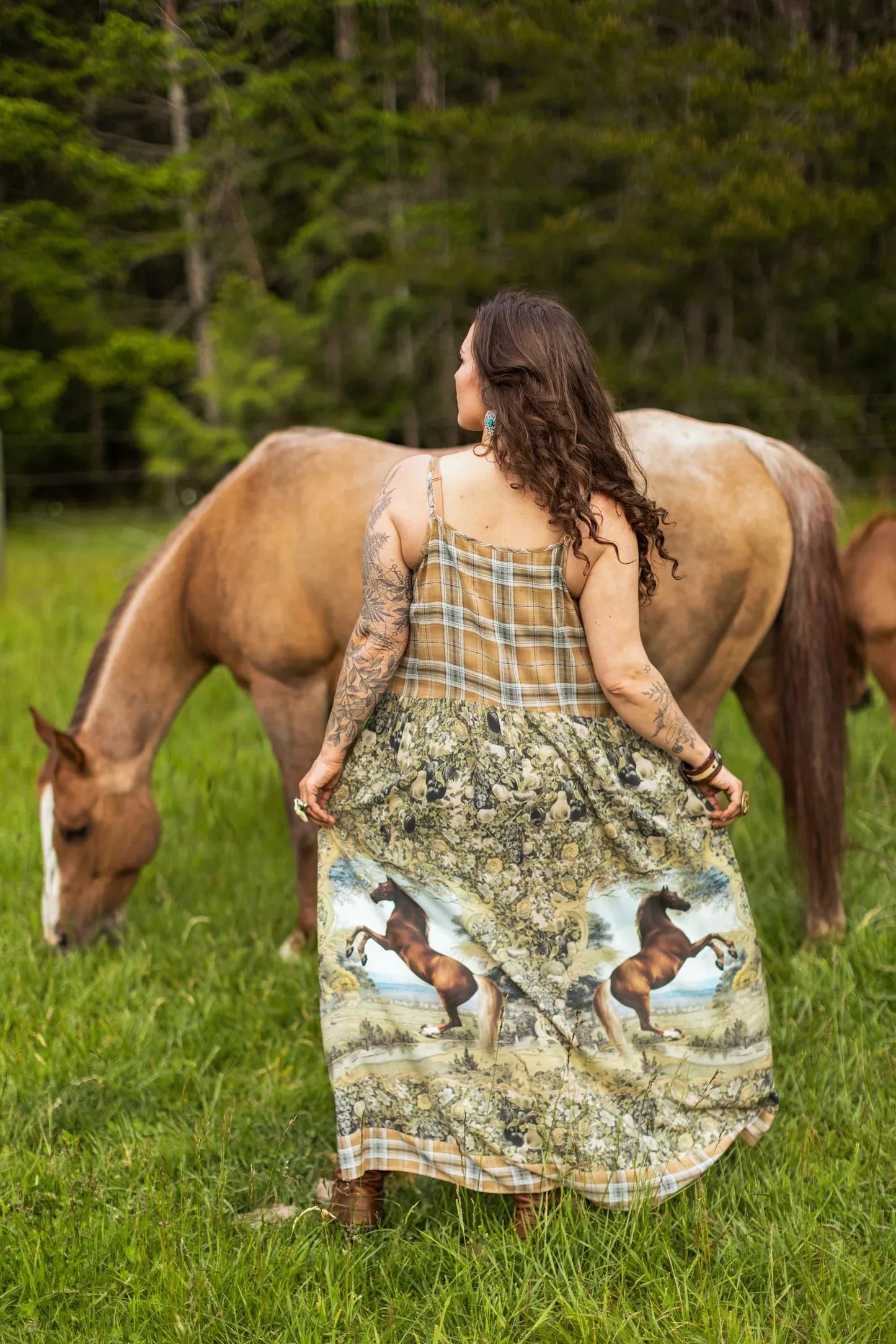 Market Of Stars Born to Run Maxi Slip Dress - Stay Wild Collective  Dress
