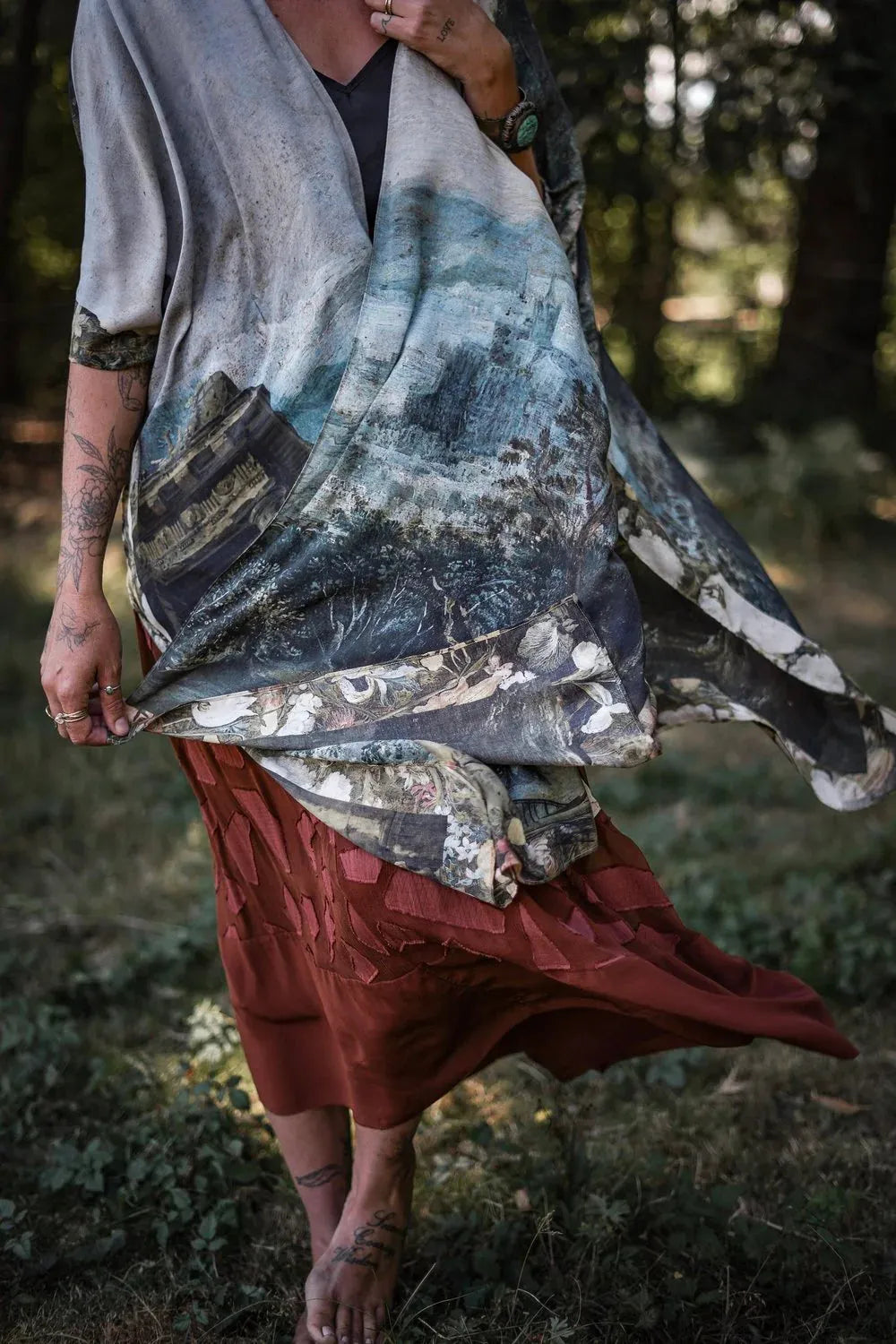 Market Of Stars Castles in the Air Bamboo Kimono - Stay Wild Collective  Kimono