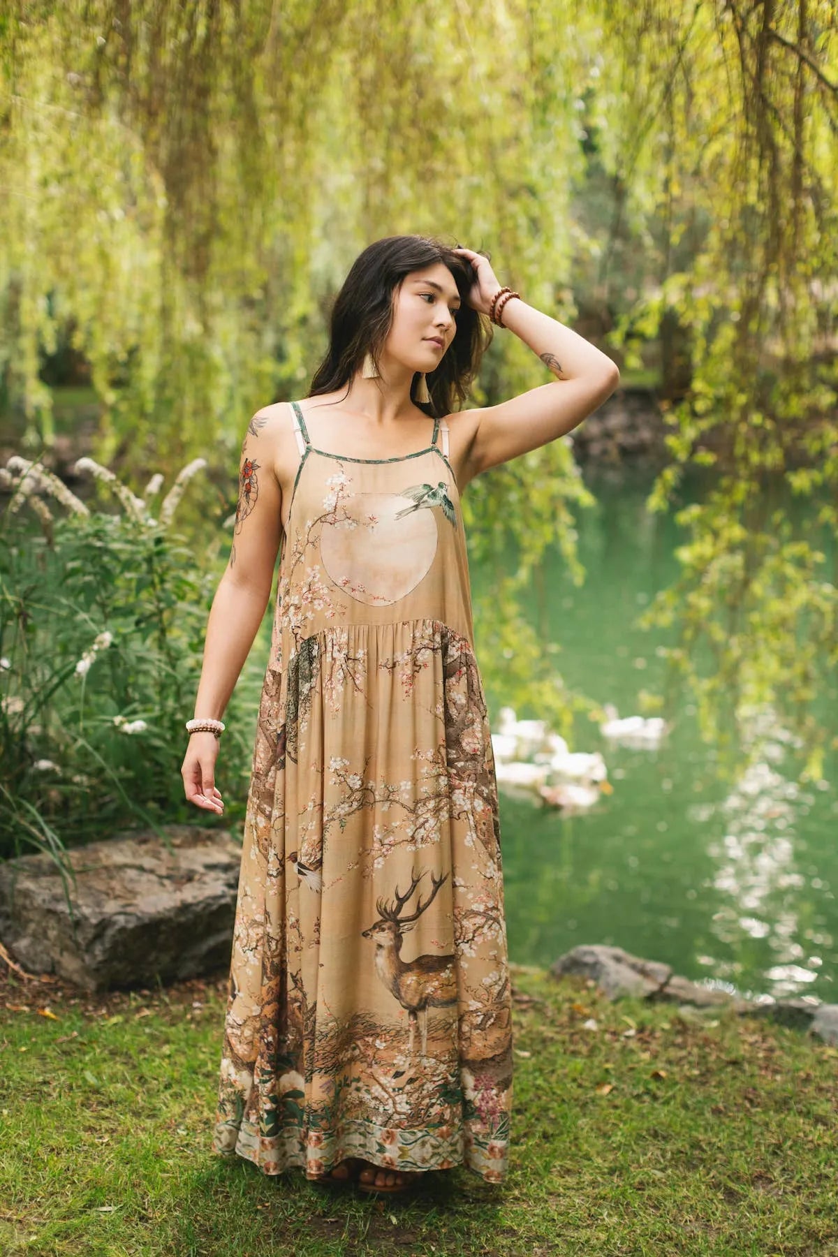 Market Of Stars Fable Bohéme Long Maxi Slip Dress - Stay Wild Collective  Dress