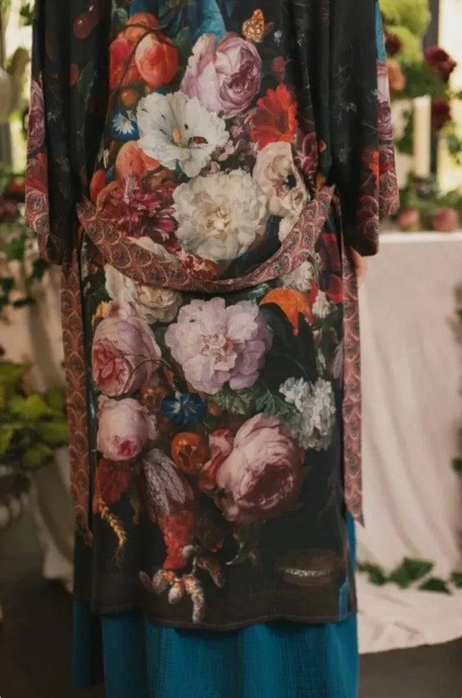 Market Of Stars Flight Of Fancy Opera Duster Bamboo Kimono - Stay Wild Collective  Kimono