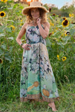 Market Of Stars I Paint My Dream Van Gogh Maxi Slip Dress - Stay Wild Collective  Dress