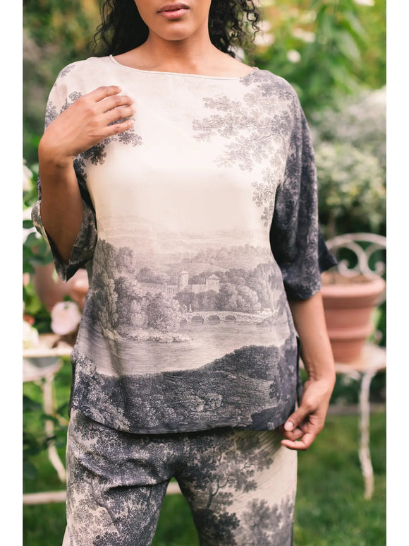 Market Of Stars - ‘Still I Rise’ Luxe Tee Landscape Print Tunic Shirt - Stay Wild Collective  