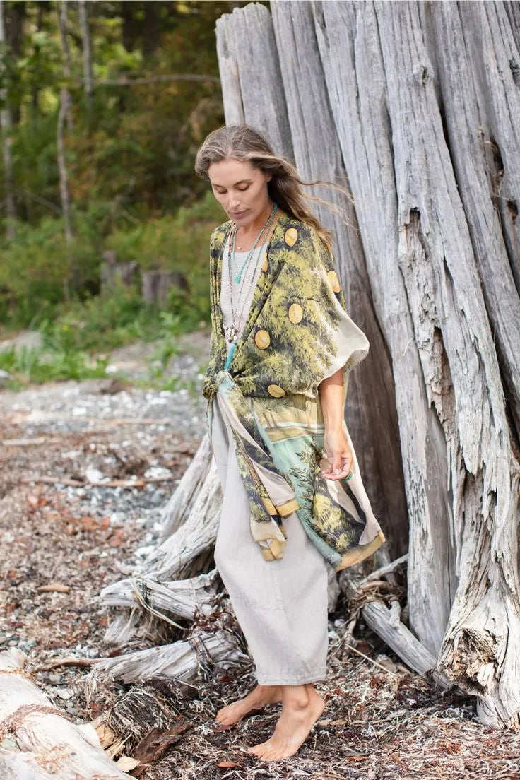 Market Of Stars Tree of Life Bamboo Kimono - Stay Wild Collective  Kimono