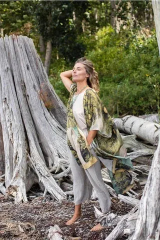 Market Of Stars Tree of Life Bamboo Kimono - Stay Wild Collective  Kimono