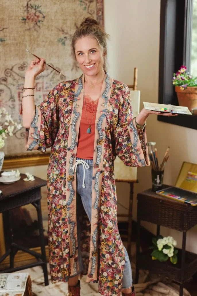 Market of Stars Art of Life Opera Duster - Stay Wild Collective  Kimono Outerwear