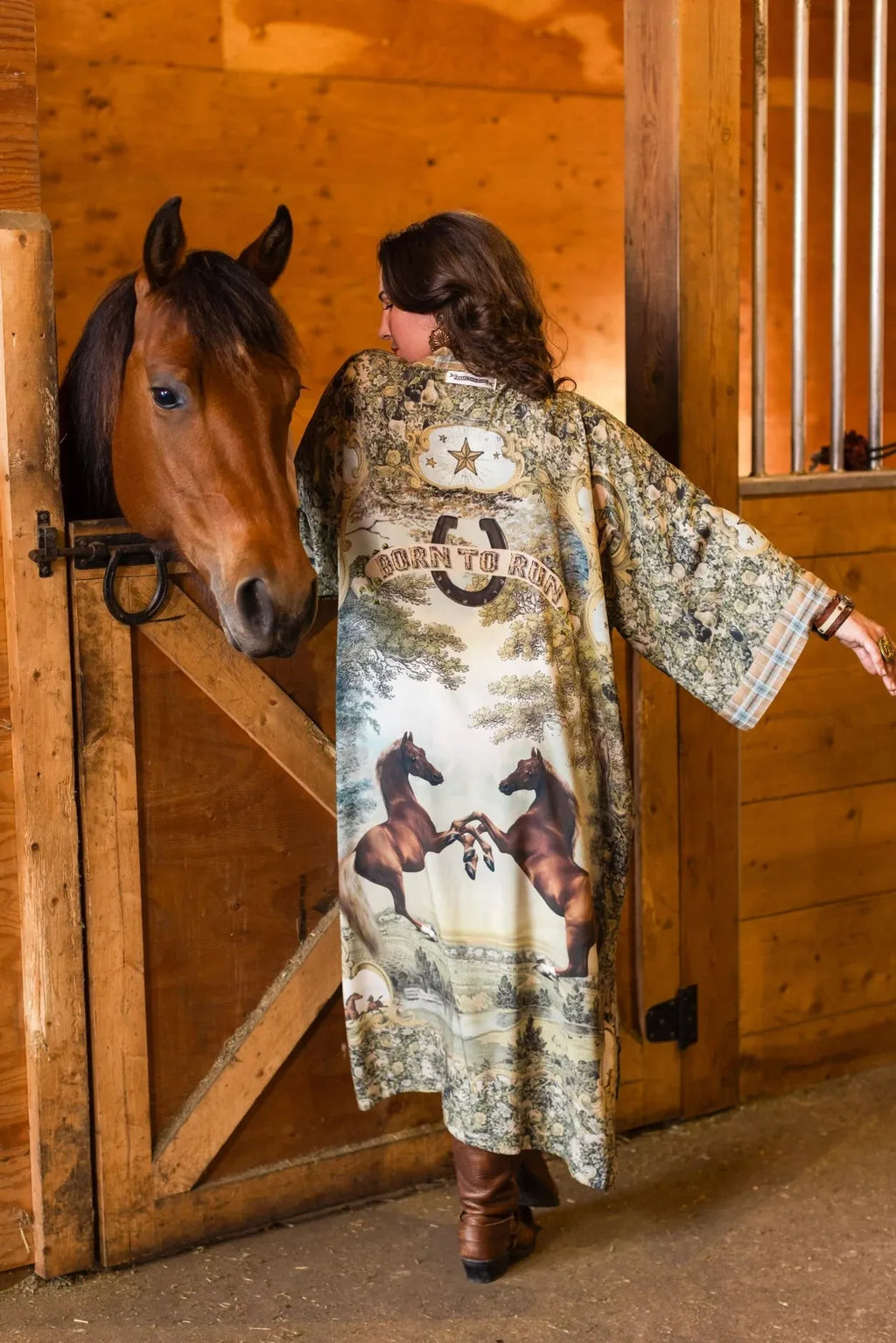 Market of Stars Born to Run Opera Duster - Stay Wild Collective  Kimono