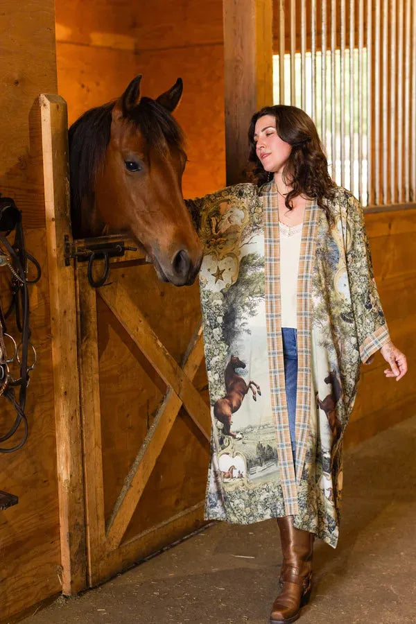 Market of Stars Born to Run Opera Duster - Stay Wild Collective  Kimono