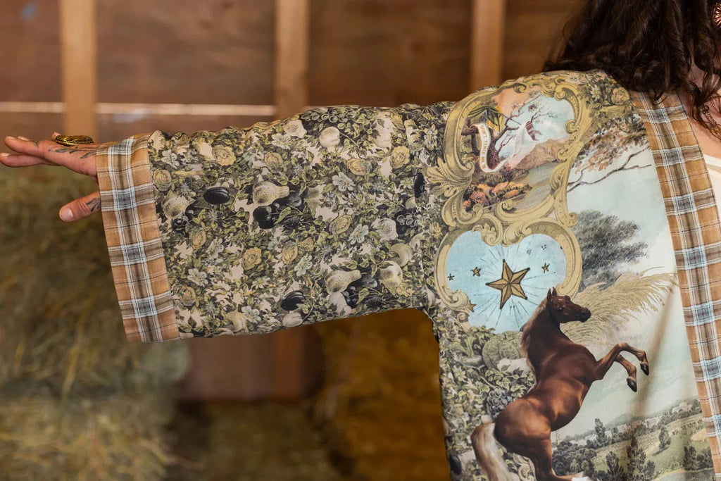 Market of Stars Born to Run Pixie Duster (Cropped Length) - Stay Wild Collective  Kimono