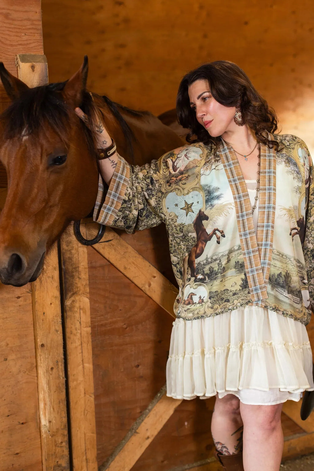 Market of Stars Born to Run Pixie Duster (Cropped Length) - Stay Wild Collective  Kimono