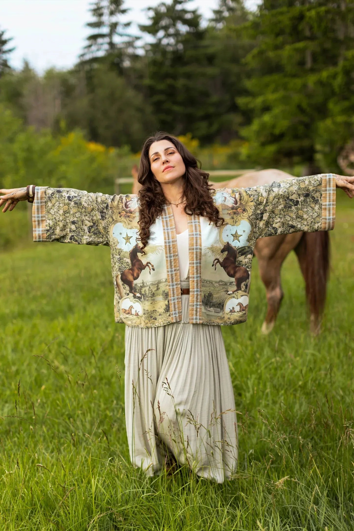 Market of Stars Born to Run Pixie Duster (Cropped Length) - Stay Wild Collective  Kimono