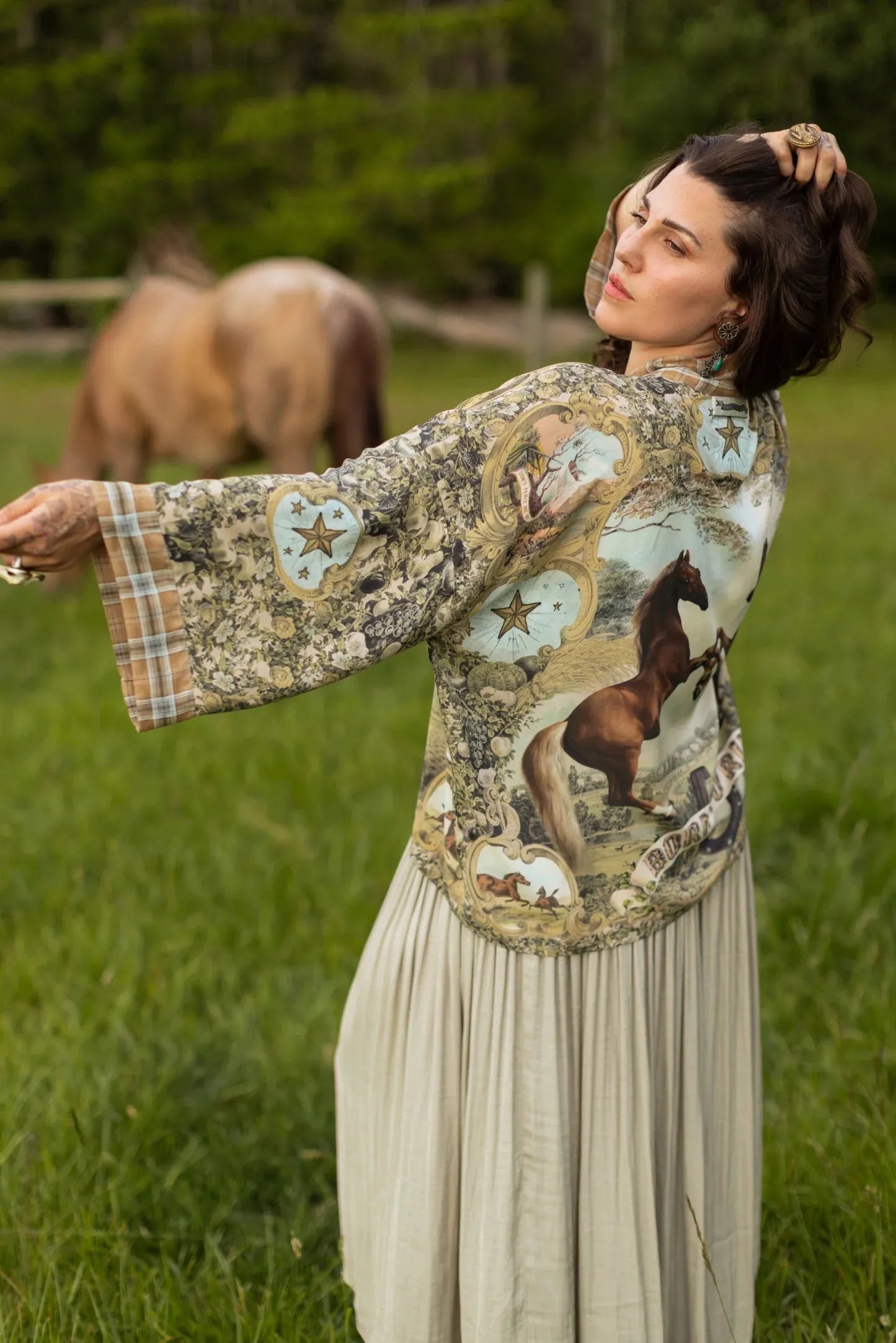 Market of Stars Born to Run Pixie Duster (Cropped Length) - Stay Wild Collective  Kimono